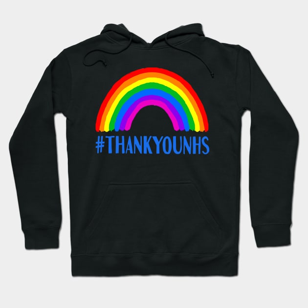 Thank You Rainbow Support Hoodie by pangarkitober